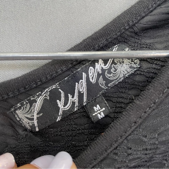 Oxygen gothic bell sleeve graphic top - Picture 5 of 10